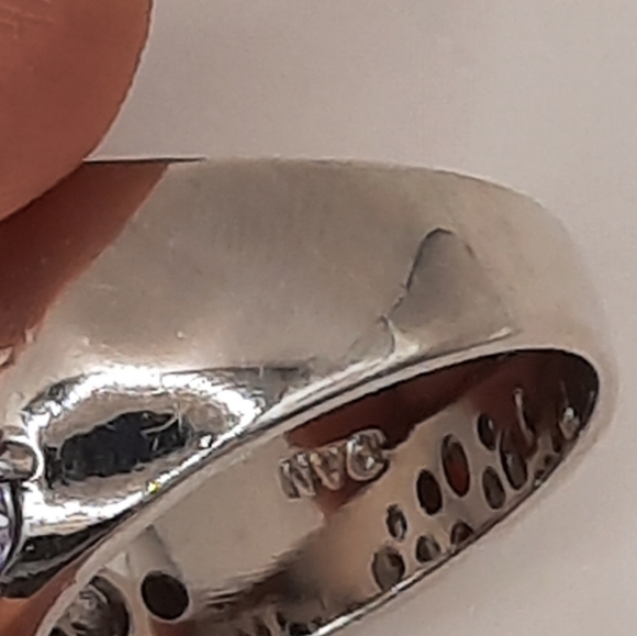 NVC Cluster Ring Mutli Colored CZ Stones Size 8 - Picture 7 of 10